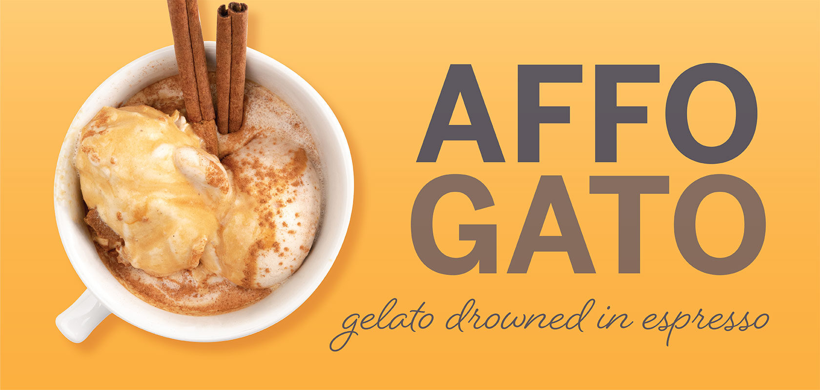 AFFOGATO - Gelato Drowned in Espresso